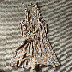 American Eagle floral romper